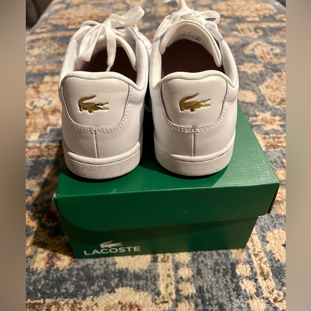 Lacoste Classic White Leather Sneakers - Picture 3 of 5
